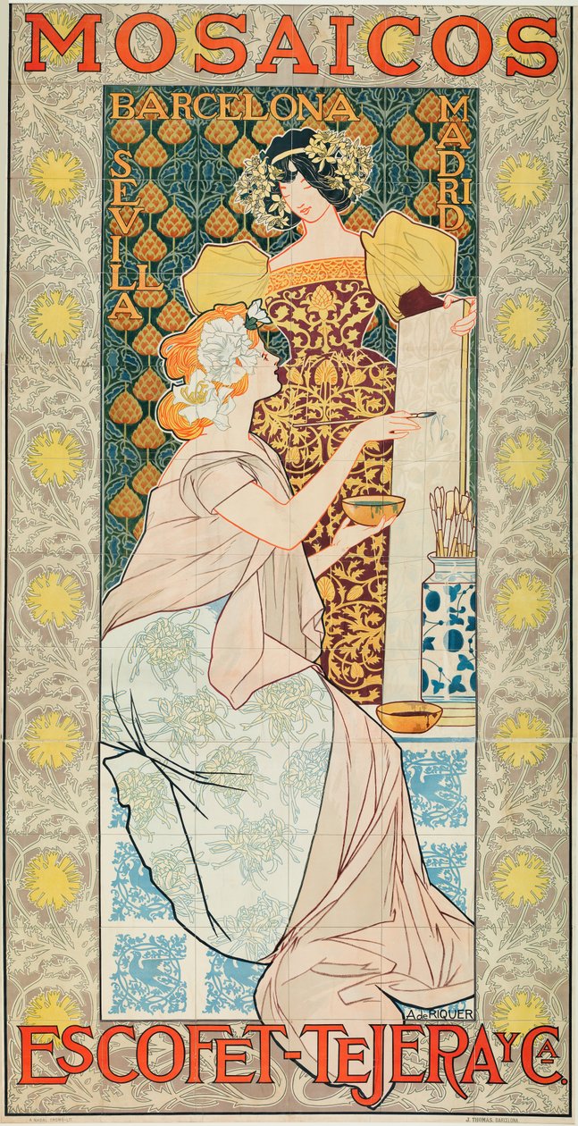 Mosaici Escofet-Tejera y CA da Alexandre de Riquer