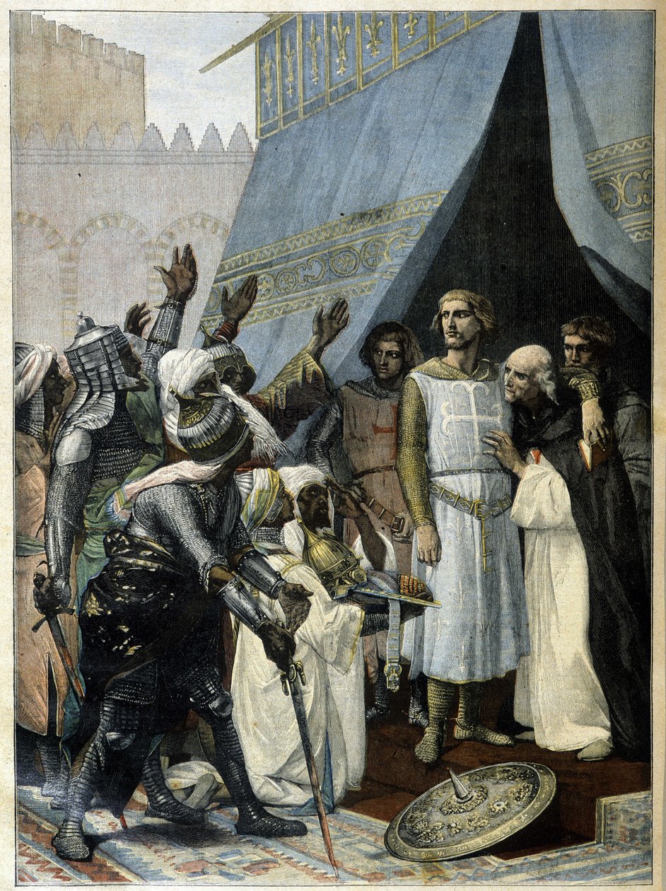 San Luigi a Gerusalemme (dal dipinto di Cabanel) - in “Le Petit Journal” dell