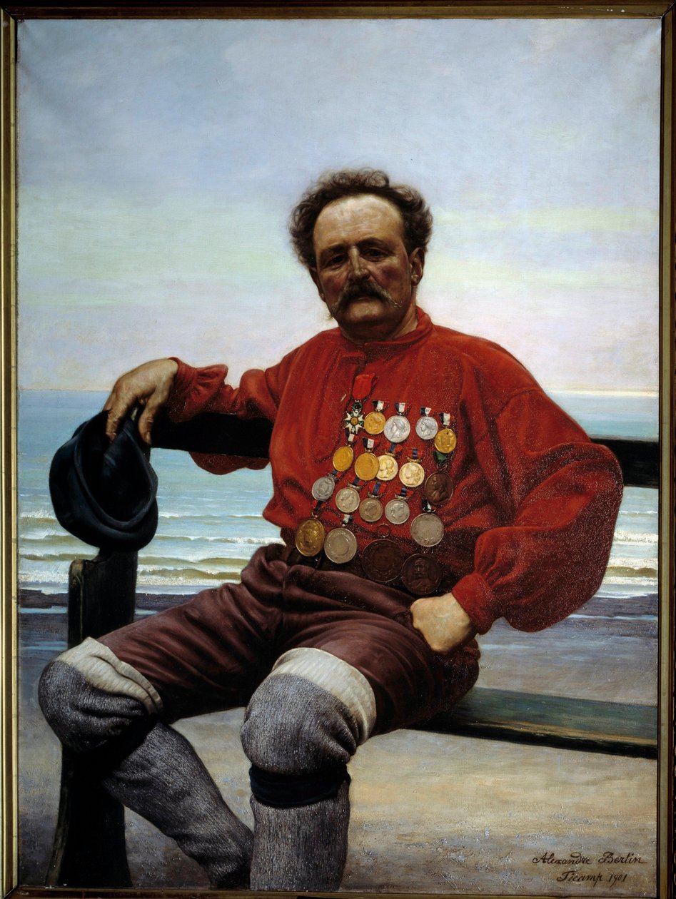 Ritratto del soccorritore Onesime Frebourg (1853-1923) da Alexandre Bertin