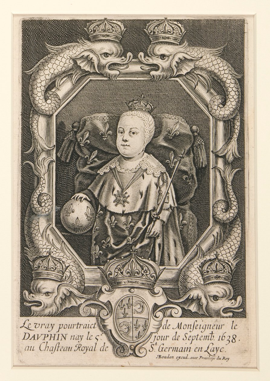 Ritratto di Luigi XIV come Delfino da Alexandre Boudan