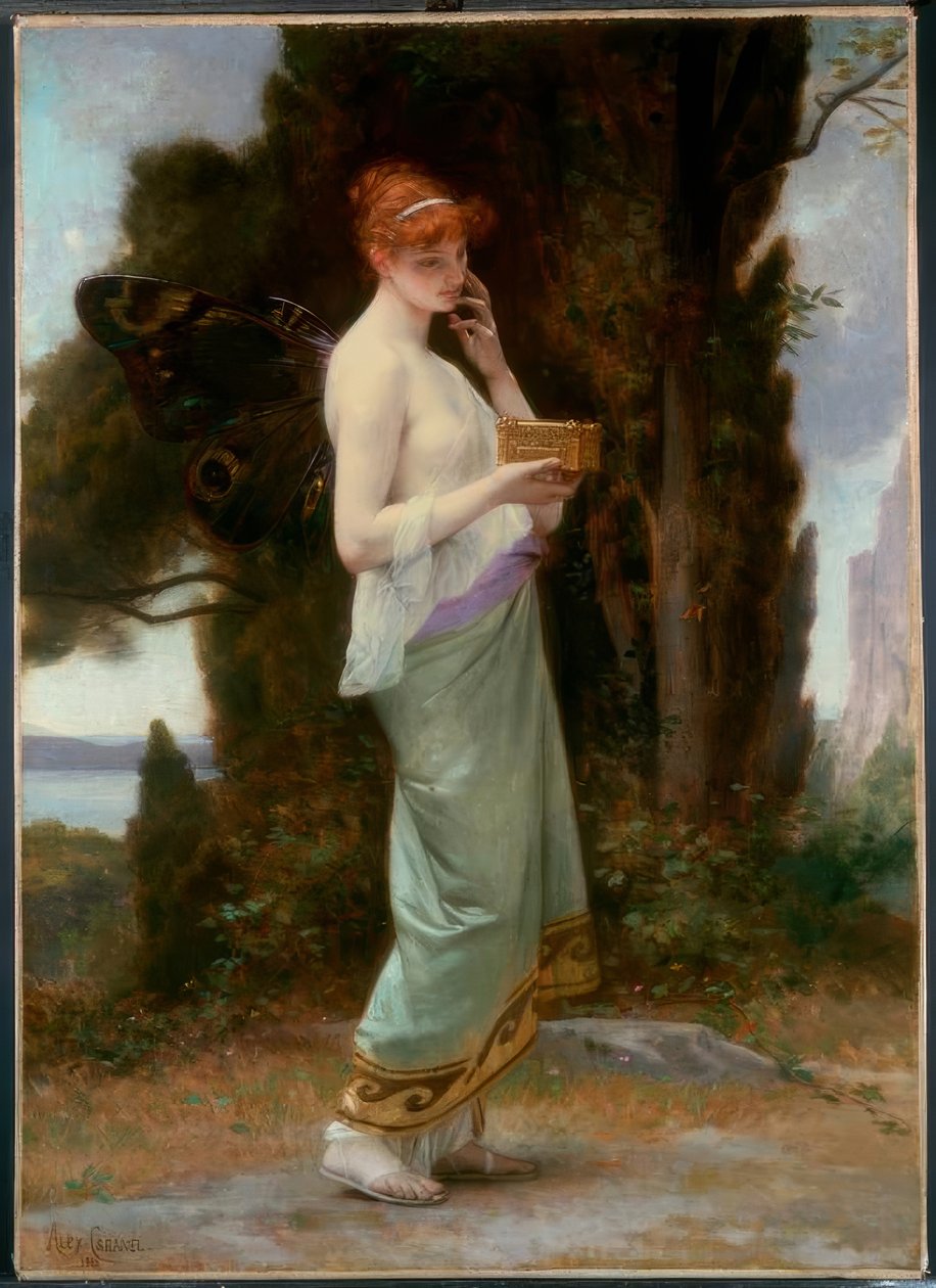 Psiche con la scatola di Proserpina da Alexandre Cabanel