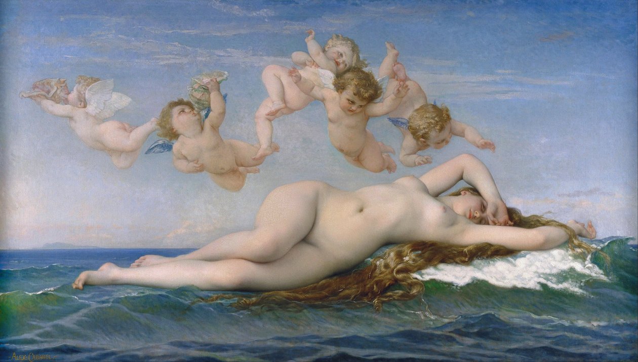 La nascita di Venere da Alexandre Cabanel