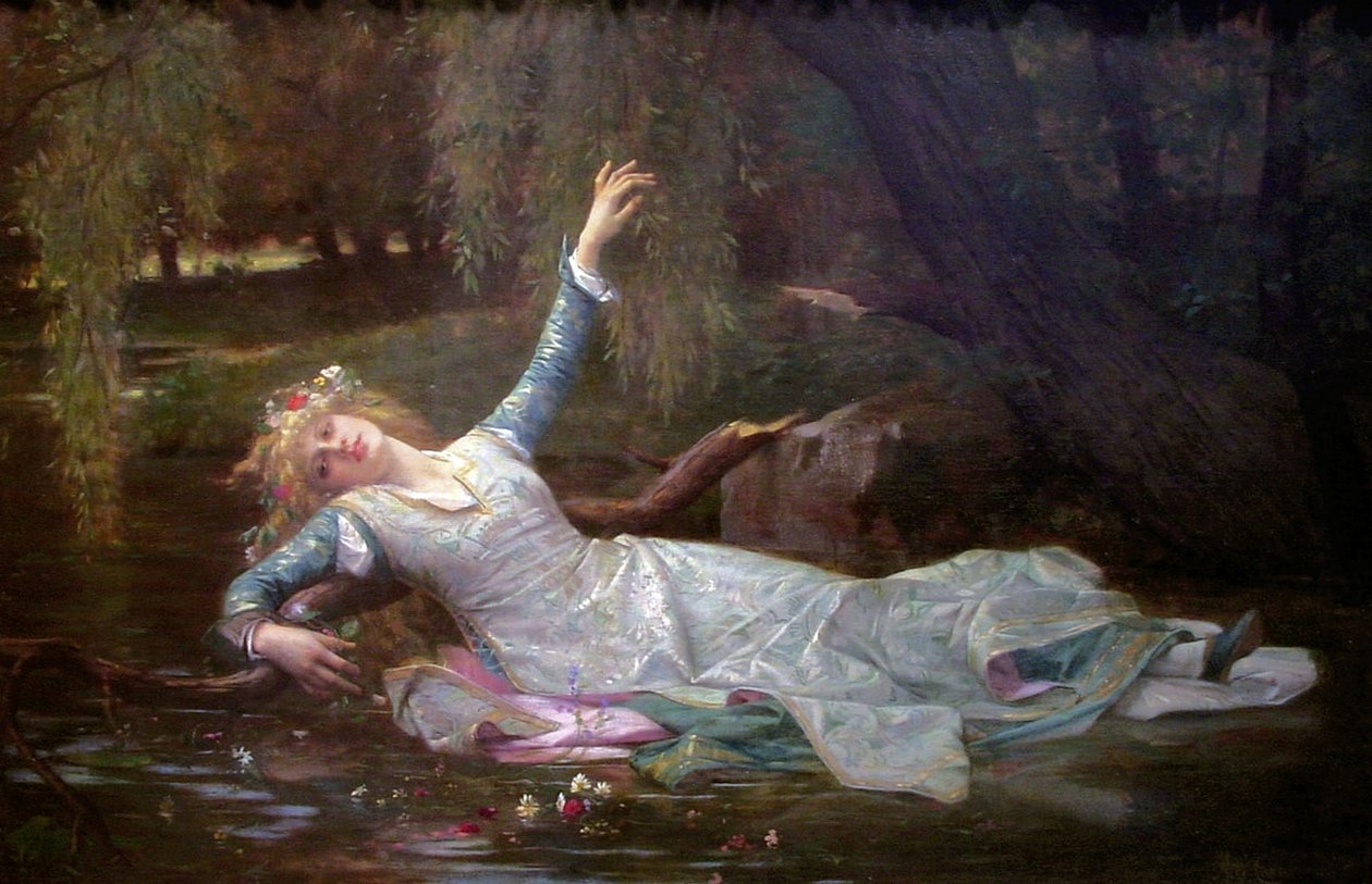 Ofelia, 1883 da Alexandre Cabanel