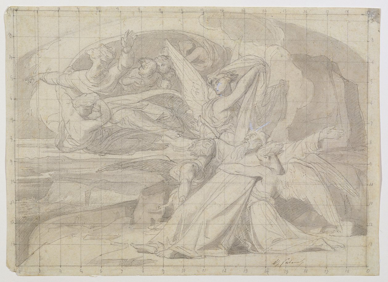 Studio per La morte di Mosè da Alexandre Cabanel