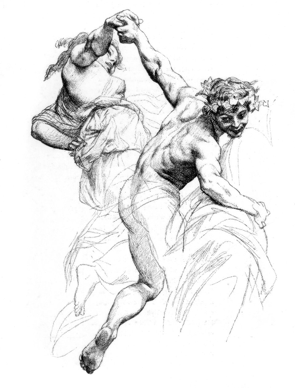 Studio per Il trionfo di Flora, c1880-1882 da Alexandre Cabanel