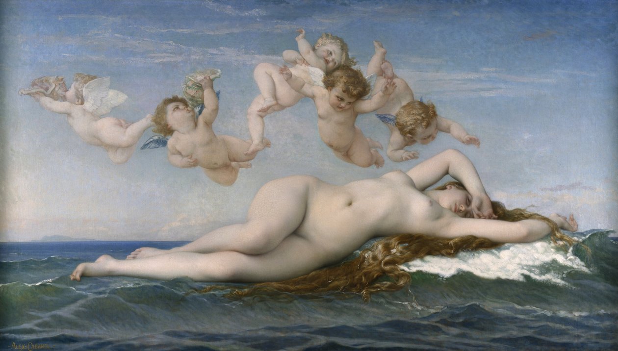 La Nascita di Venere da Alexandre Cabanel