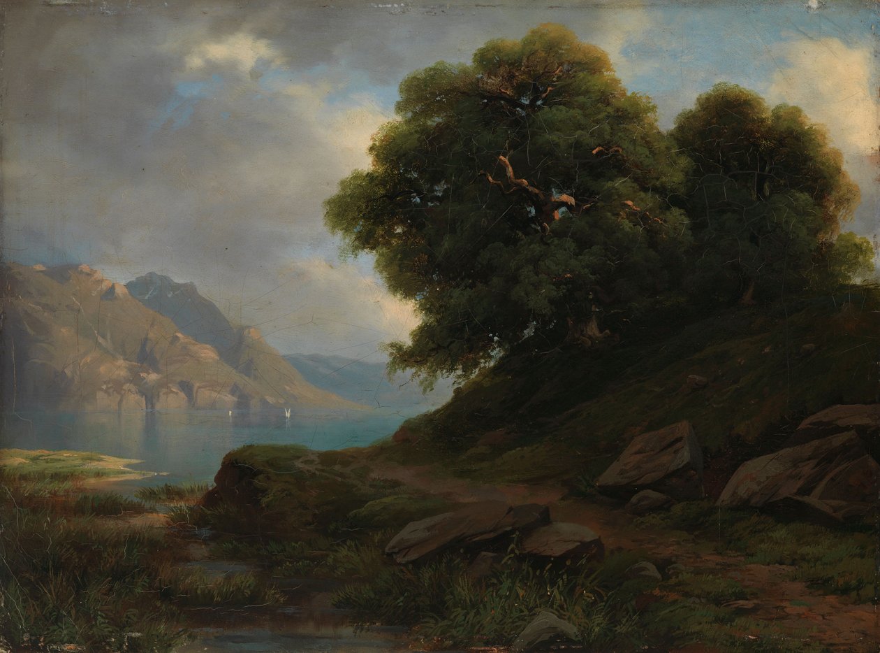 Paesaggio alpino da Alexandre Calame
