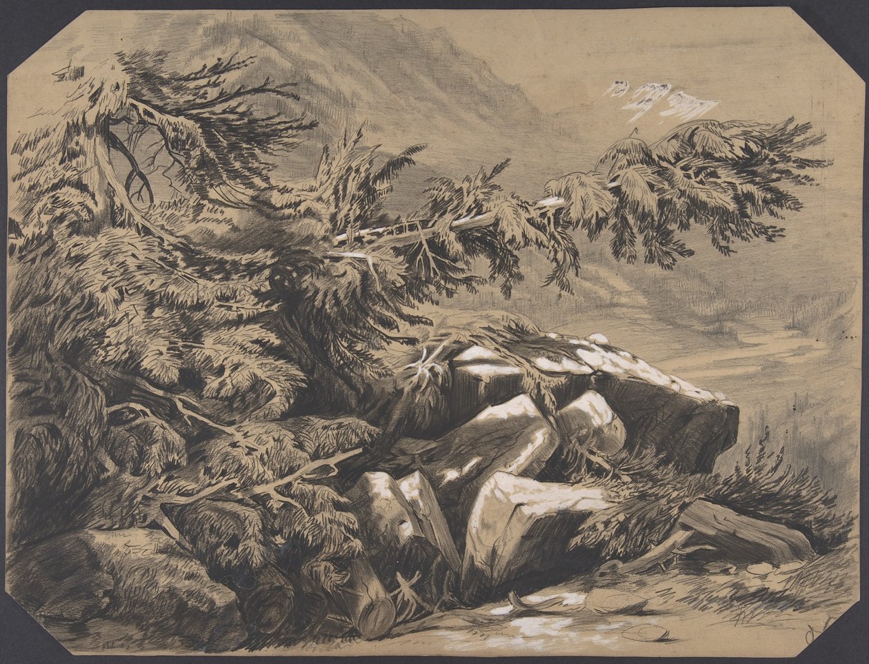 Foreste e montagne da Alexandre Calame
