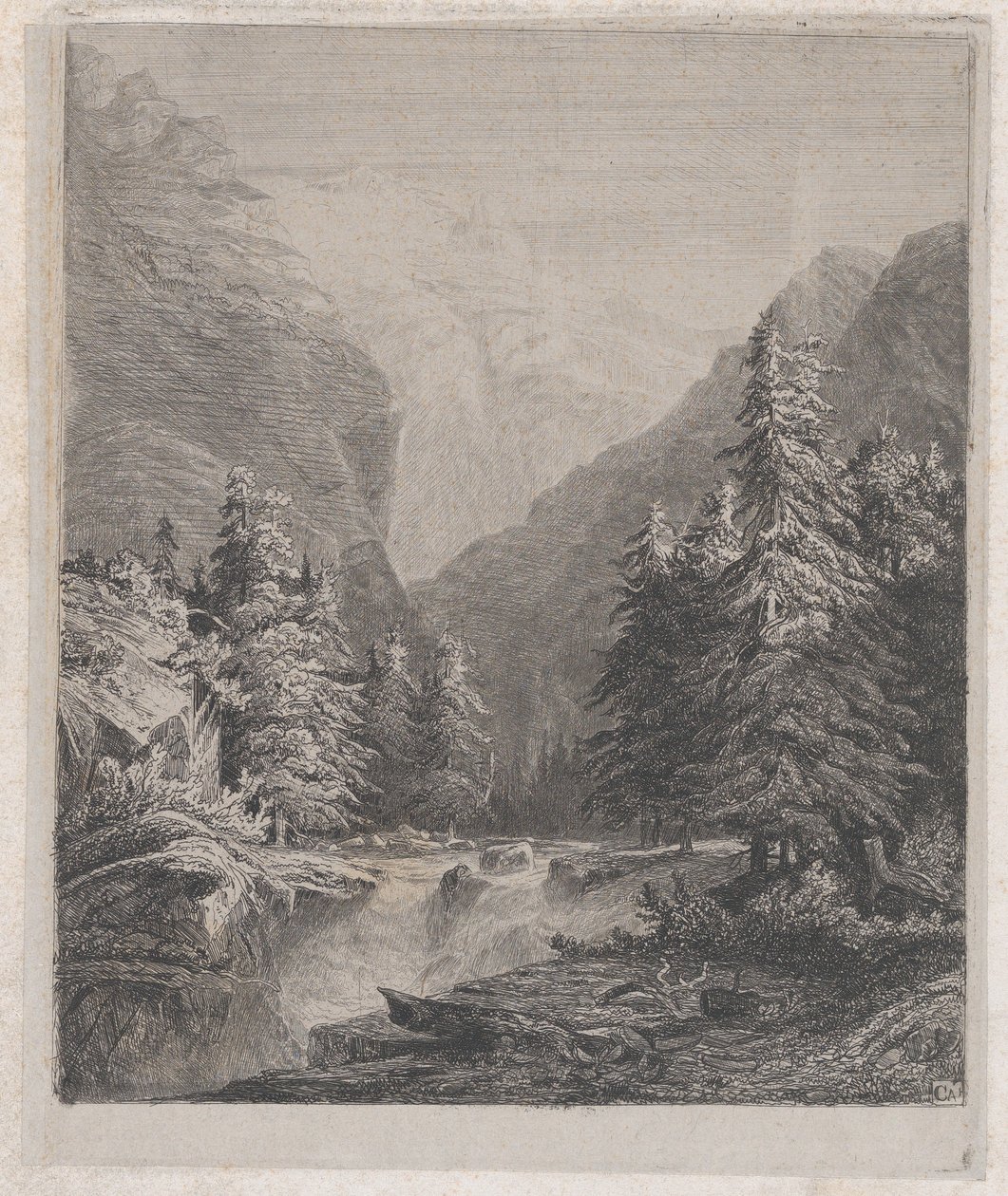 Paesaggio da Alexandre Calame