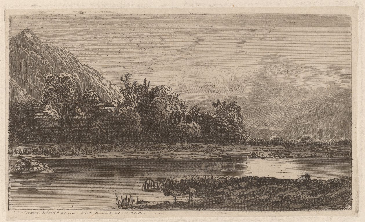 Lago di Montagna da Alexandre Calame