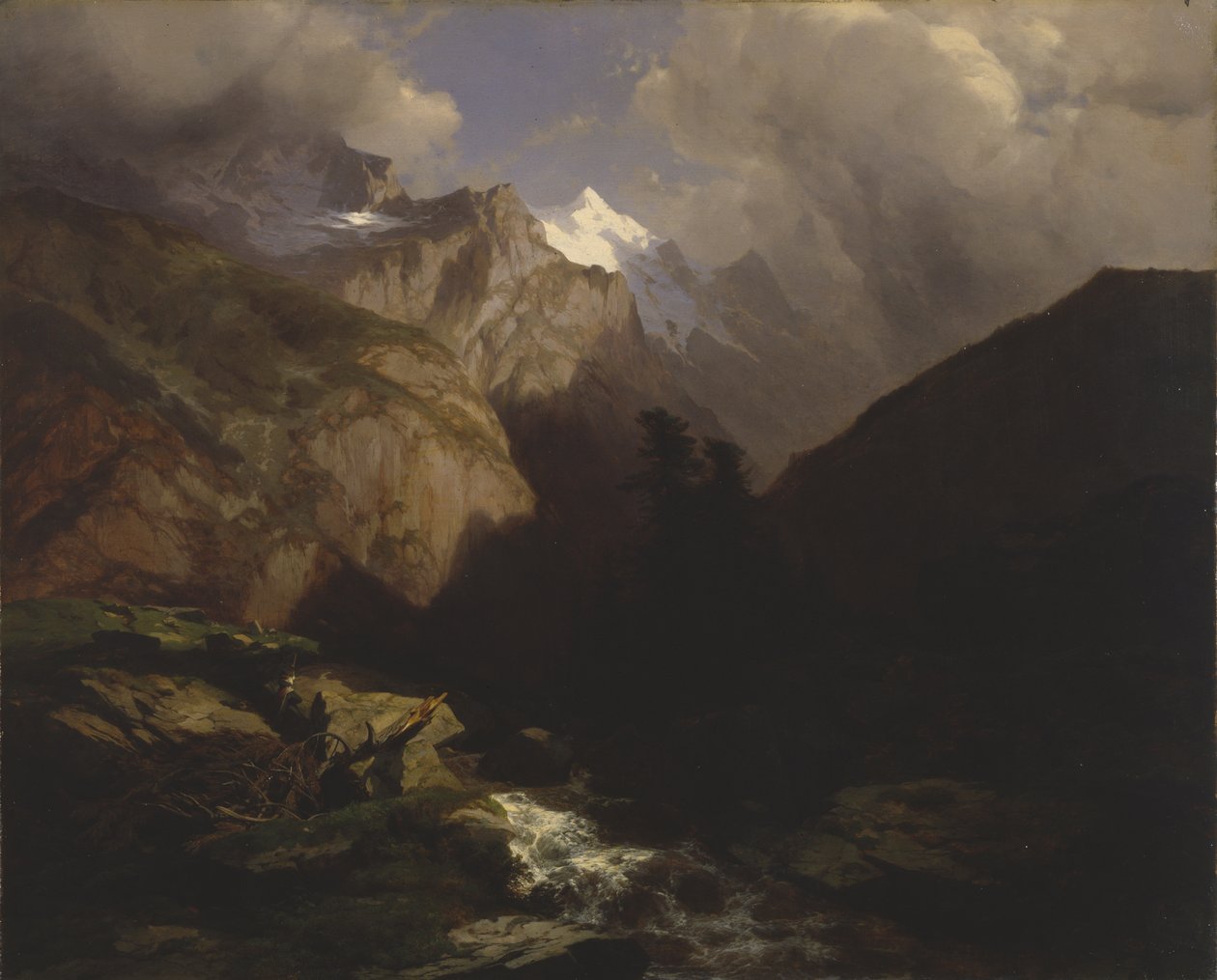 La Jungfrau, Svizzera da Alexandre Calame