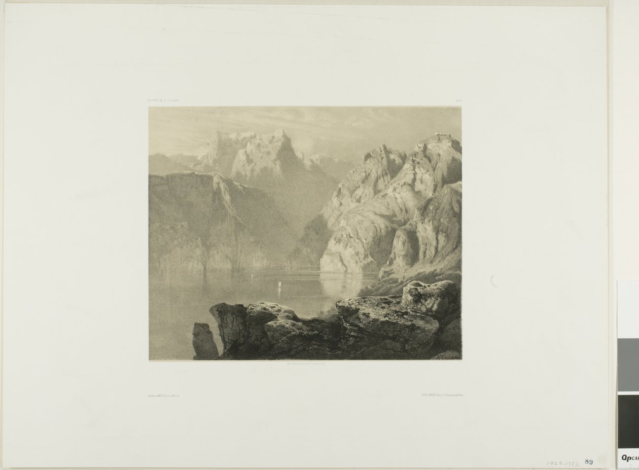 Lago dei Quattro Cantoni da Alexandre Calame