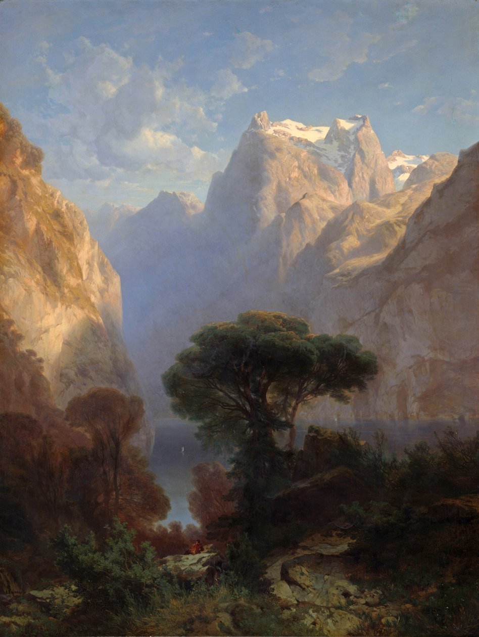 Lago dei Quattro Cantoni da Alexandre Calame