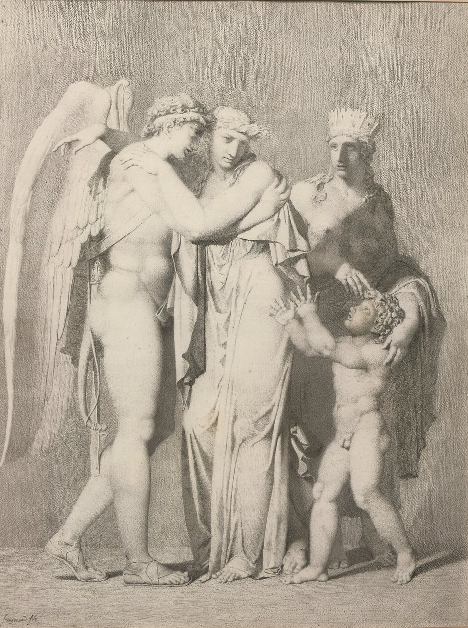 Cupido e Psiche da Alexandre Evariste Fragonard