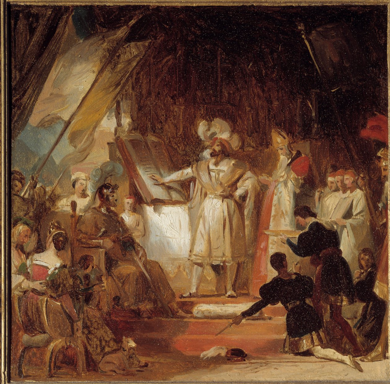 Francesco I arma cavaliere Bayard da Alexandre Evariste Fragonard