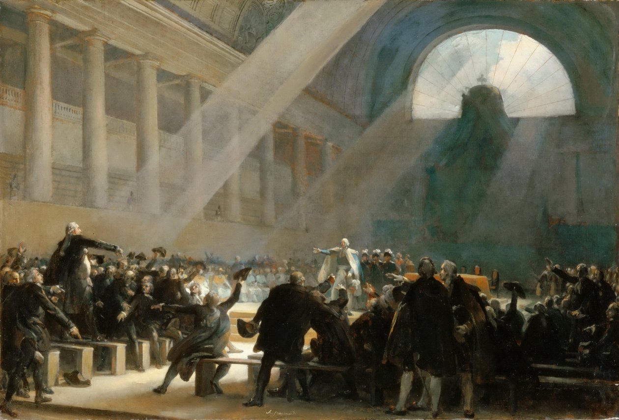 Mirabeau risponde a Dreux-Brézé all