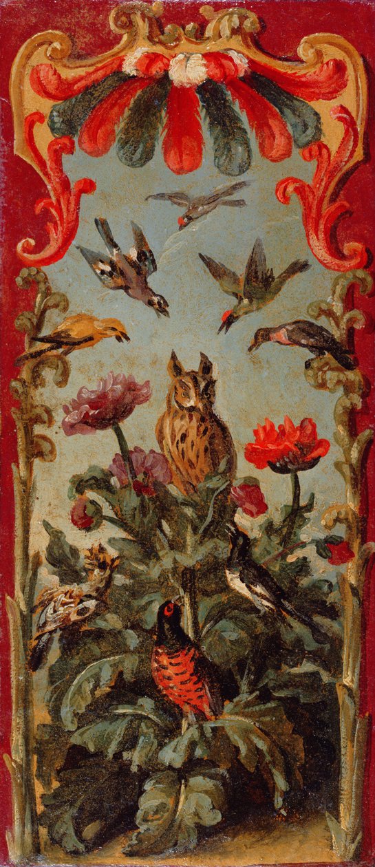 Progetto per la foglia di uno schermo Savonnerie, c.1720 da Alexandre Francois Desportes