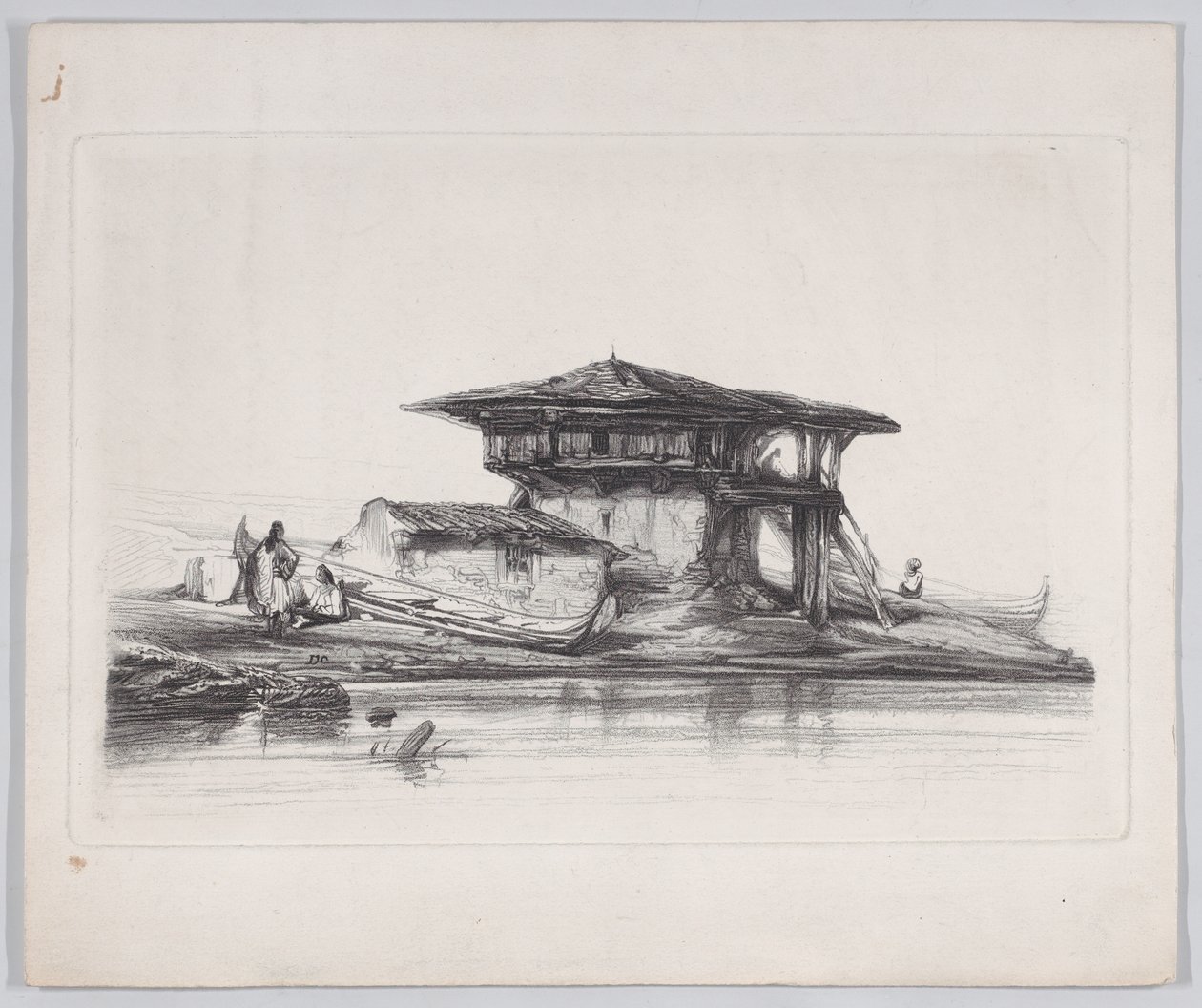 Una casa a Smirne, 1839 da Alexandre Gabriel Decamps