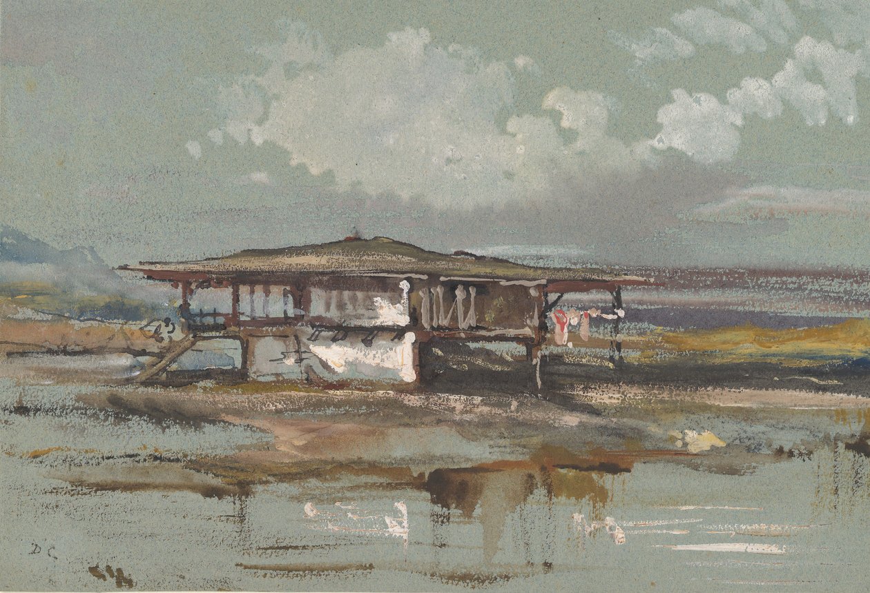 Una casa in Turchia, 1820-60 da Alexandre Gabriel Decamps