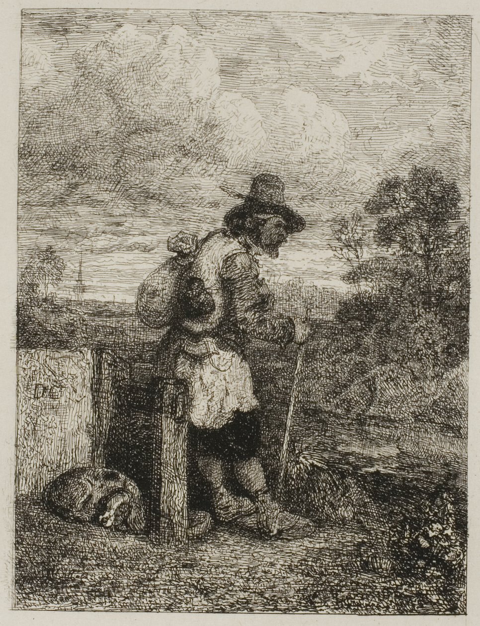 Mendicante da Alexandre Gabriel Decamps
