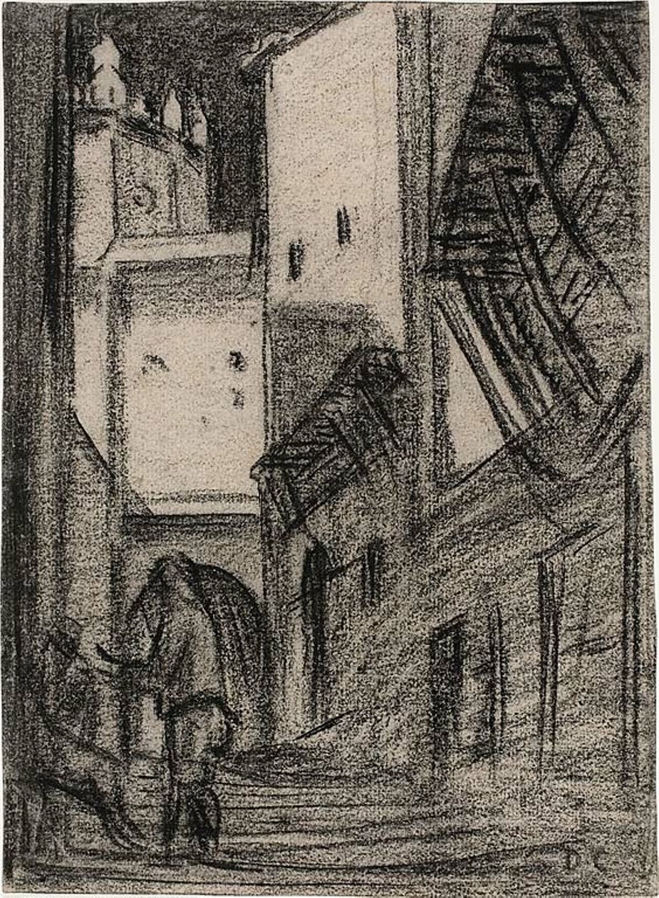 Scena di Strada Nordafricana da Alexandre Gabriel Decamps