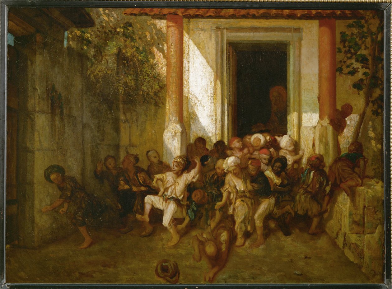 Gita scolastica turca - Scuola turca ... da Alexandre Gabriel Decamps