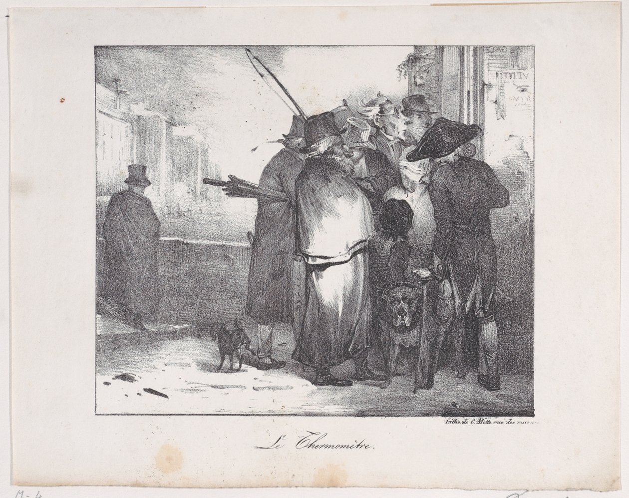 Il termometro, 1823 da Alexandre Gabriel Decamps