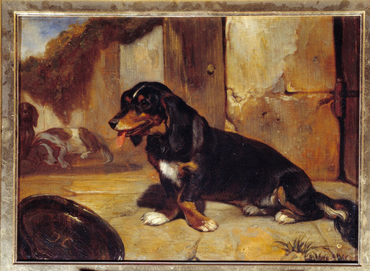 Un cane basset da Alexandre Gabriel Decamps