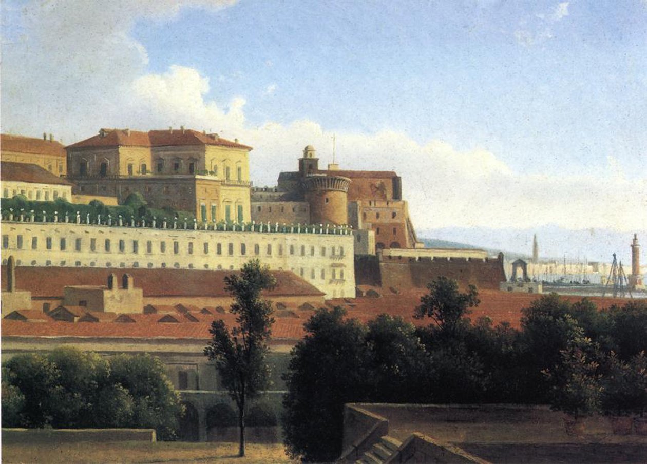 Napoli, il Palazzo Reale, c.1780 da Alexandre Hyacinthe Dunouy
