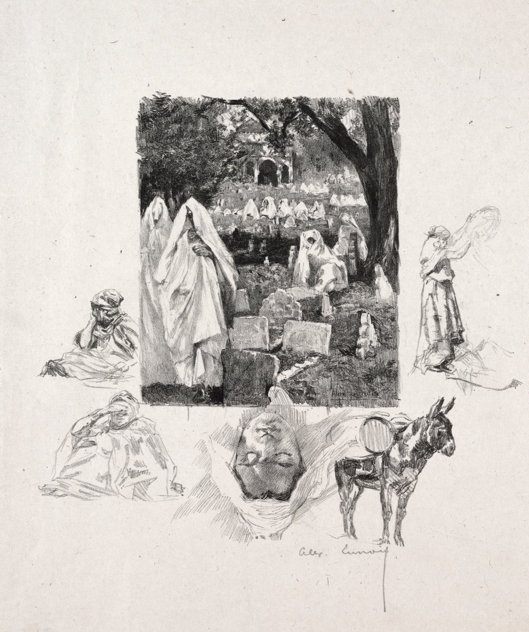 Schizzi marocchini da Alexandre Lunois