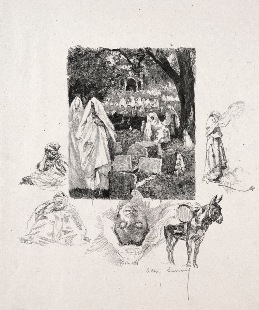Schizzi marocchini da Alexandre Lunois