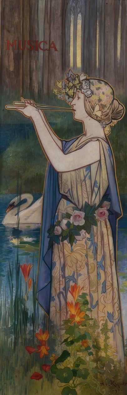 Allegoria della Musica da Alexandre de Riquer