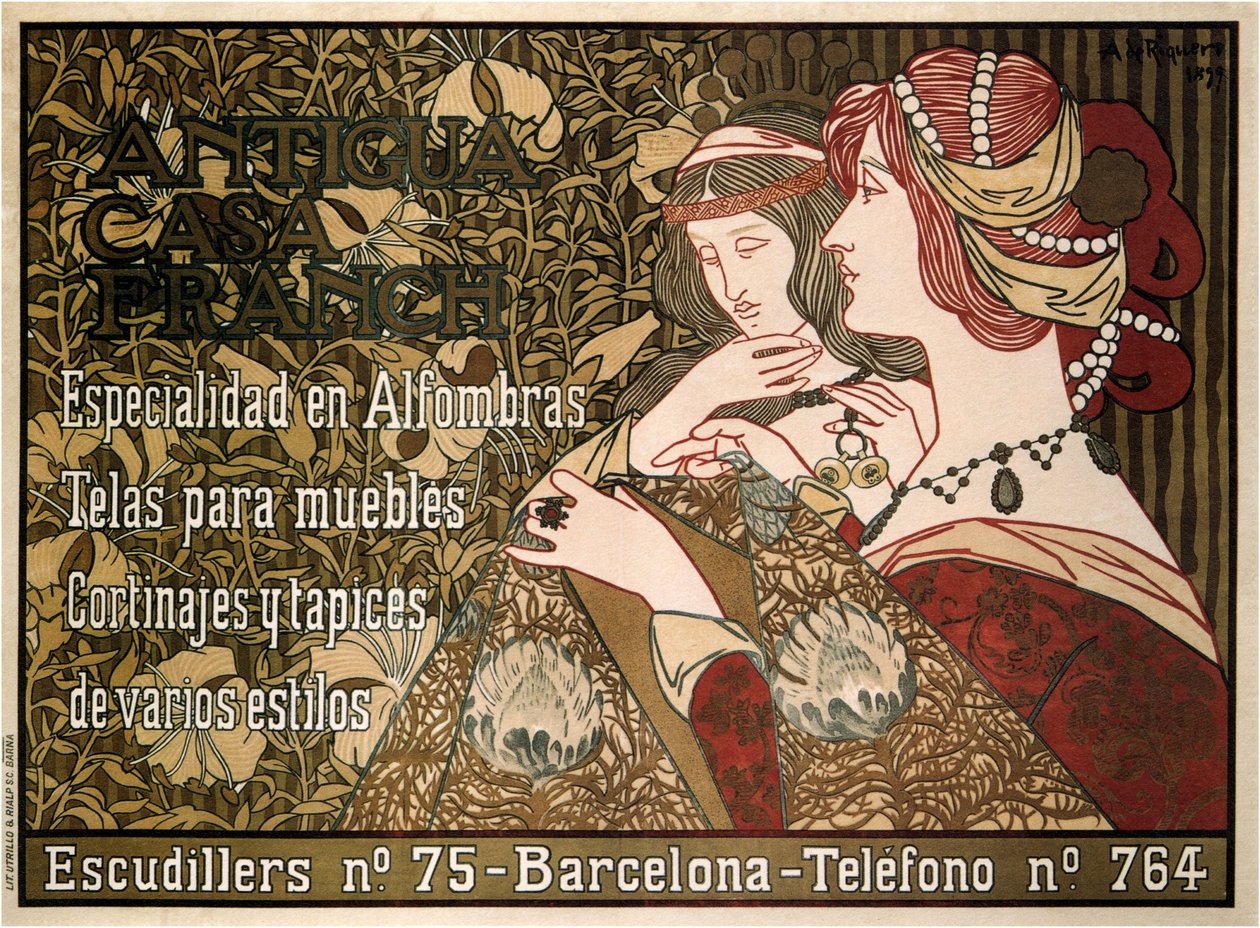 Antigua Casa Franch, 1899 da Alexandre de Riquer