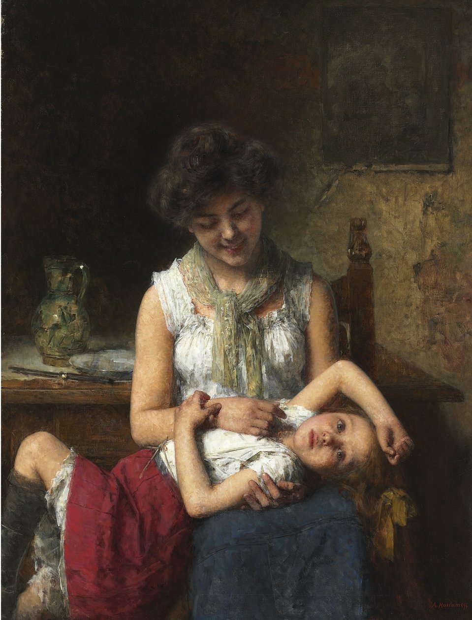 Ragazza pensierosa da Alexei Harlamov