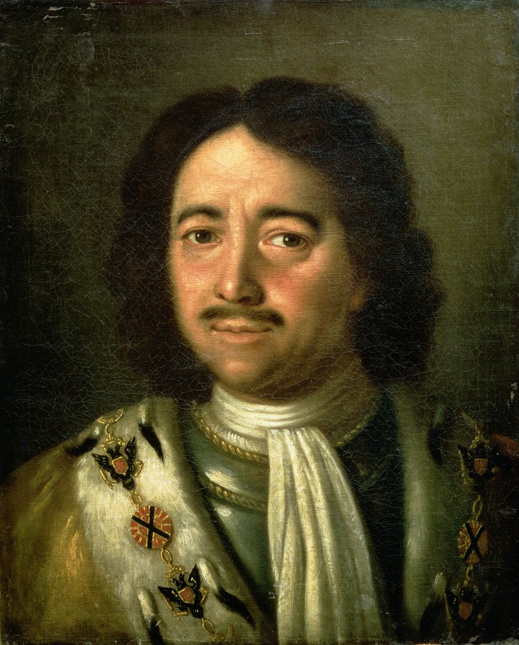 Ritratto dello Zar Pietro I il Grande (1672-1725) 1772 da Alexei Petrovich Antropov