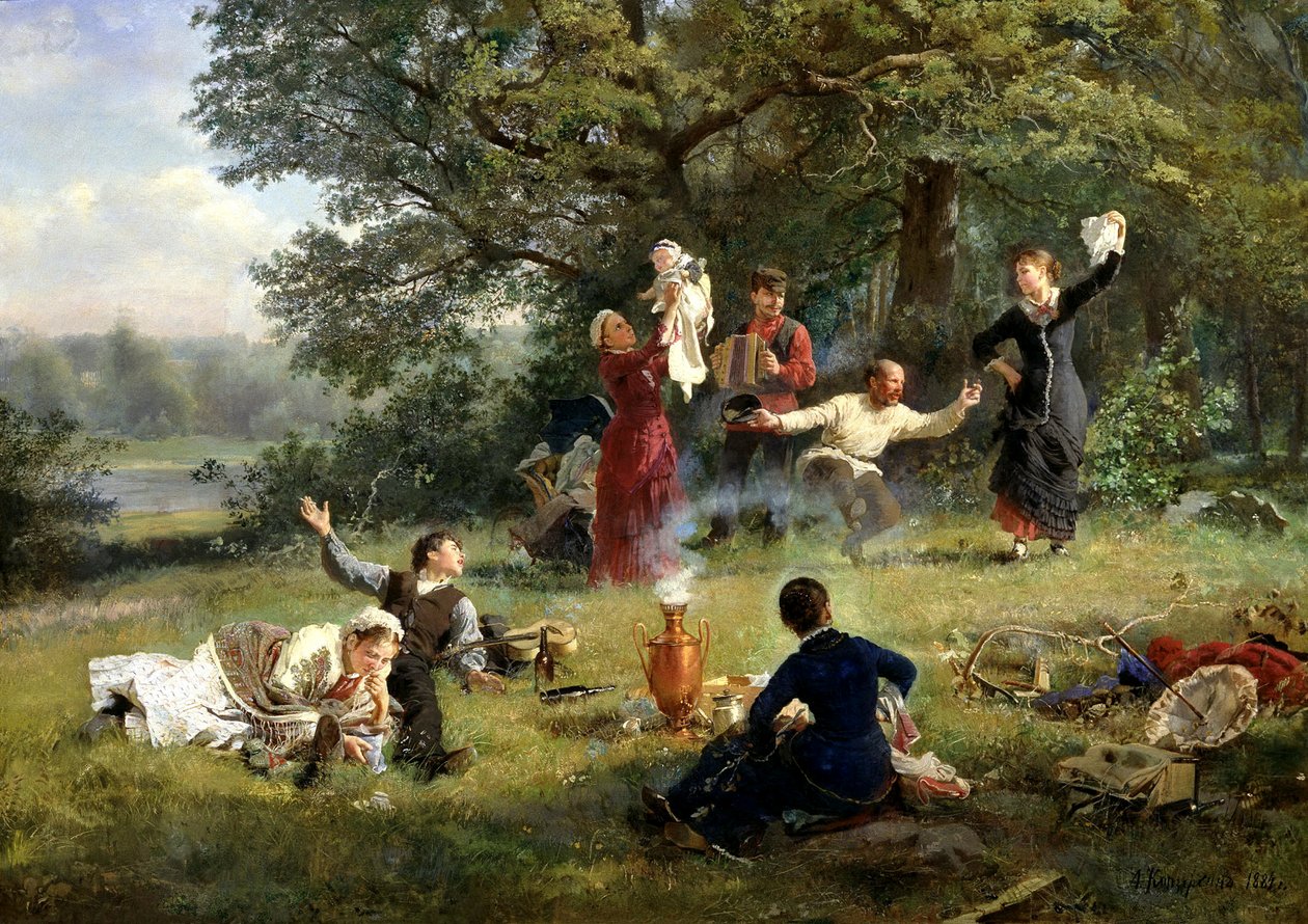 Domenica, 1884 da Alexei Ivanovich Korzukhin