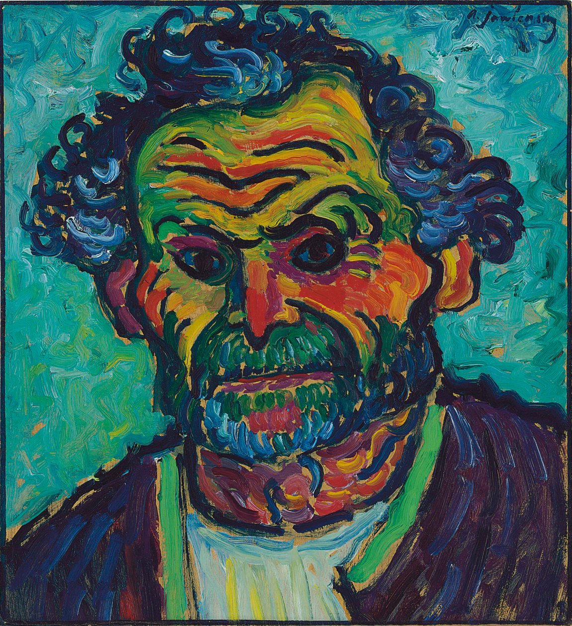 Contadino, c. 1912 da Alexei Javlensky von