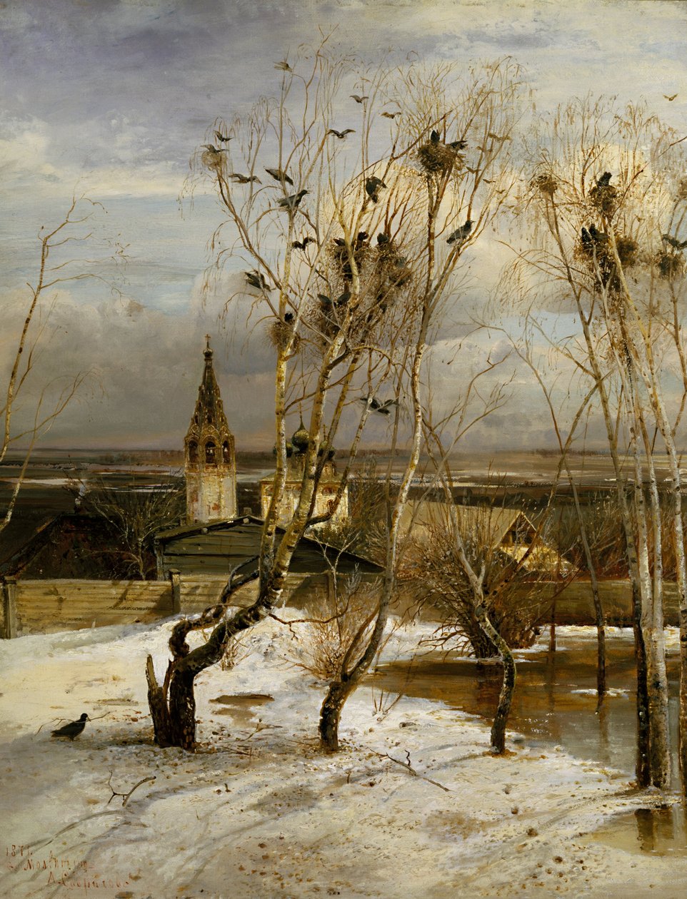 I corvi sono tornati da Alexei Kondratievich Savrasov