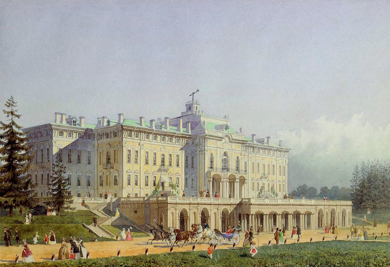 Il Palazzo di Costantino a Strelna da Alexei Maximovich Gornostayev