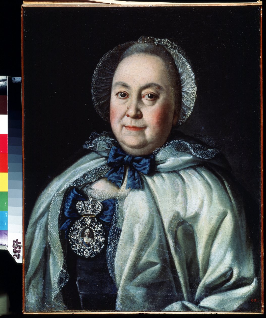 Ritratto della dama di compagnia, contessa Maria A. Rumyantseva da Alexei Petrovich Antropov