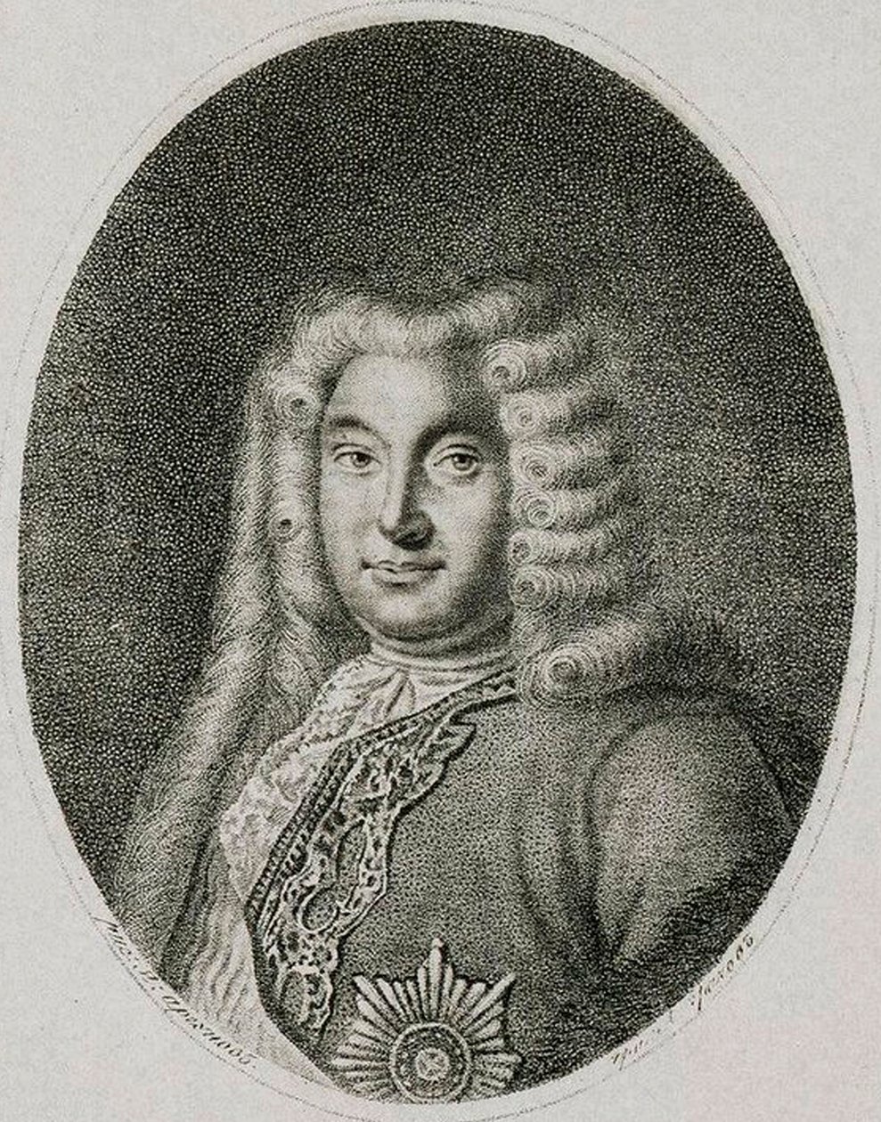 Ritratto del Vice-Cancelliere Conte Andrey Ostermann da Alexei Petrovich Grachev