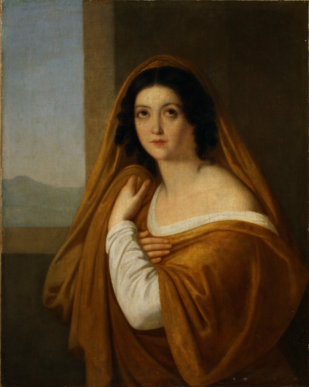 Ritratto della principessa Yevdokia Avdotya Ivanovna Golitsyna, nata Izmaylova 1794-1890, 1810s da Alexei Yegorovich Yegorov