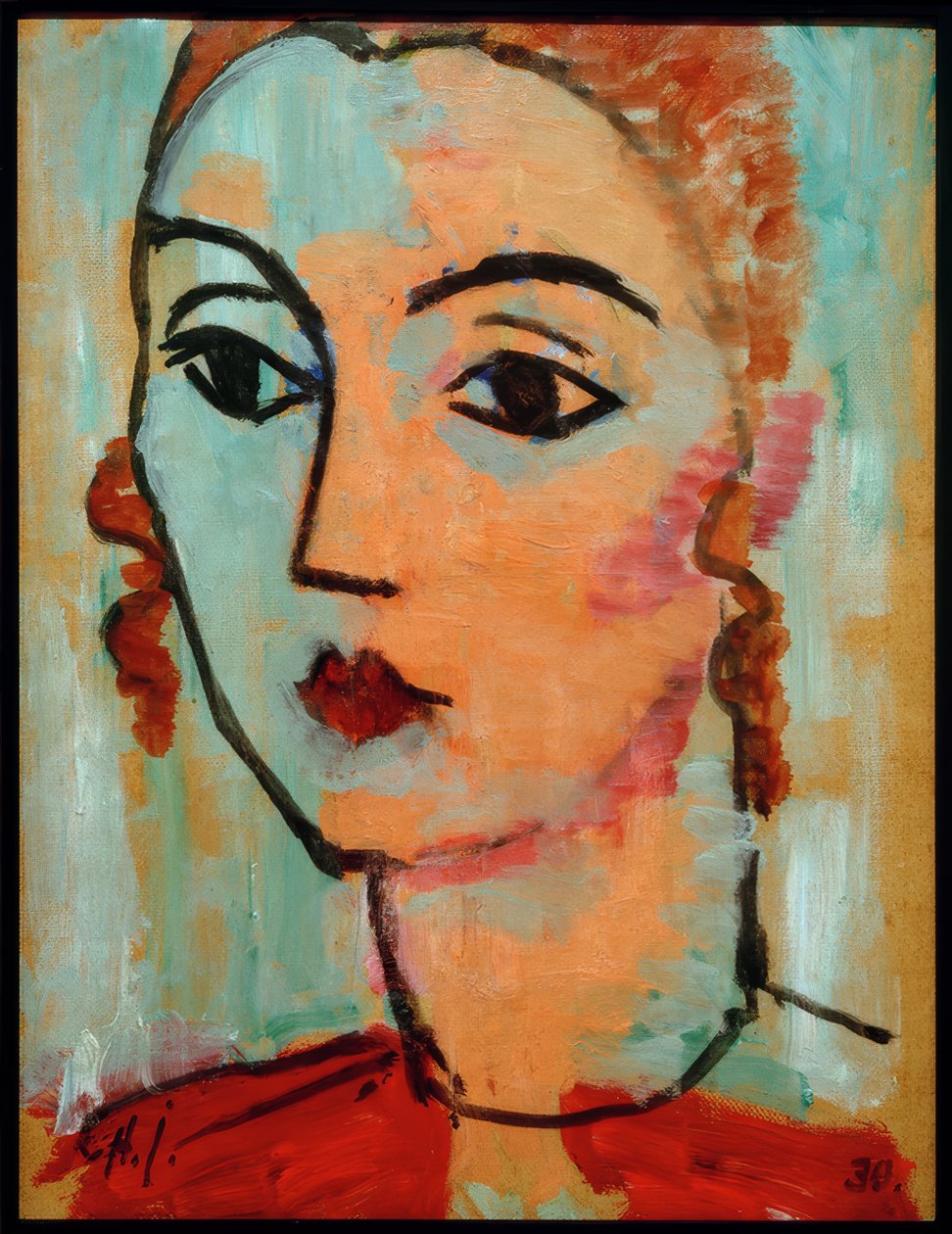 Ritratto di Lisa Kümmel da Alexej von Jawlensky