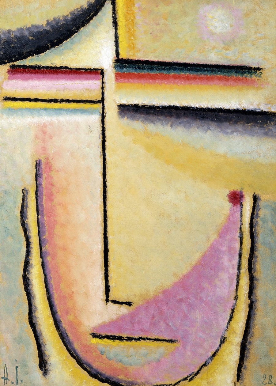 Testa Astratta da Alexej von Jawlensky