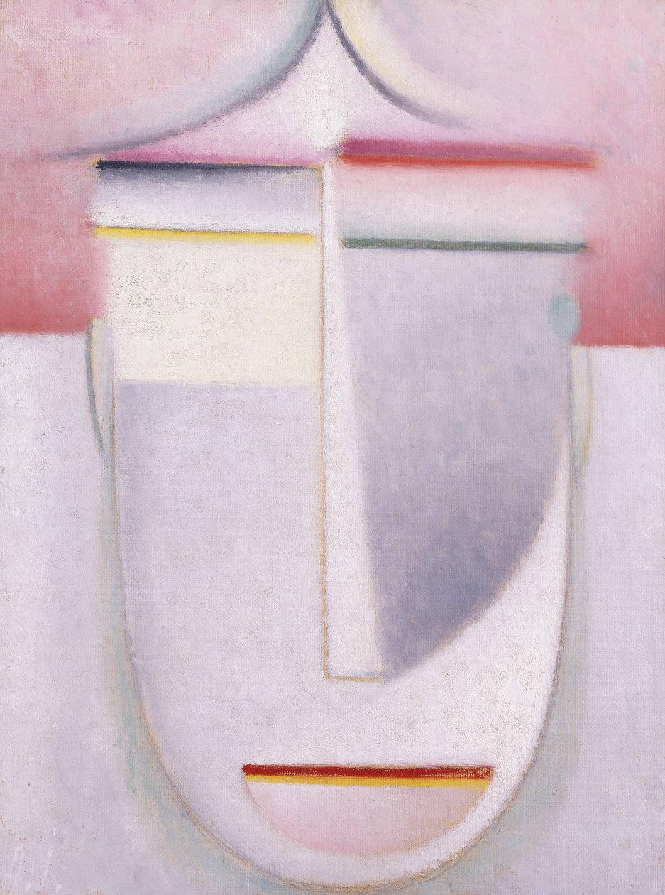 Testa Astratta: Composizione N. 2 "Inverno", c.1924 da Alexej von Jawlensky