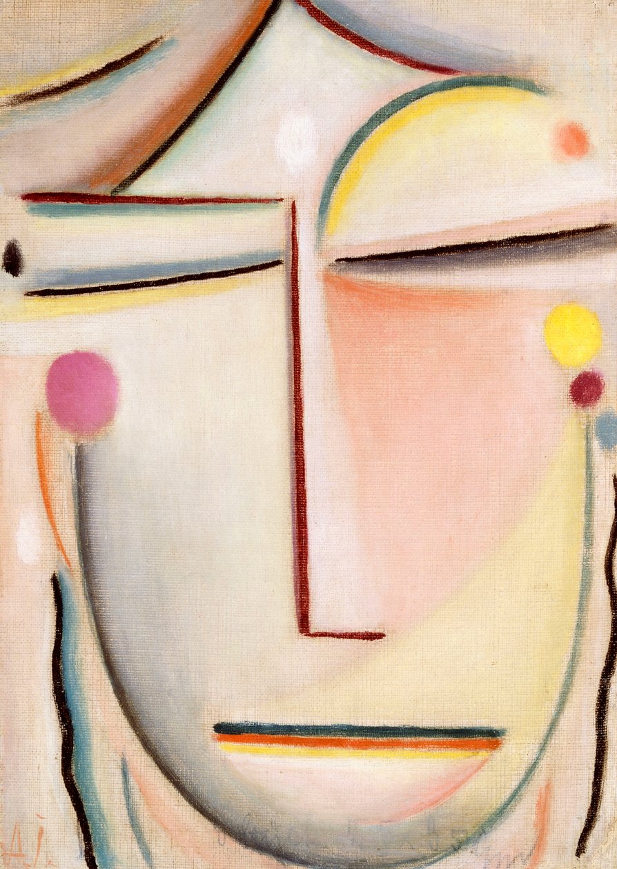 Astratto di una Testa: Luce del Mattino da Alexej von Jawlensky
