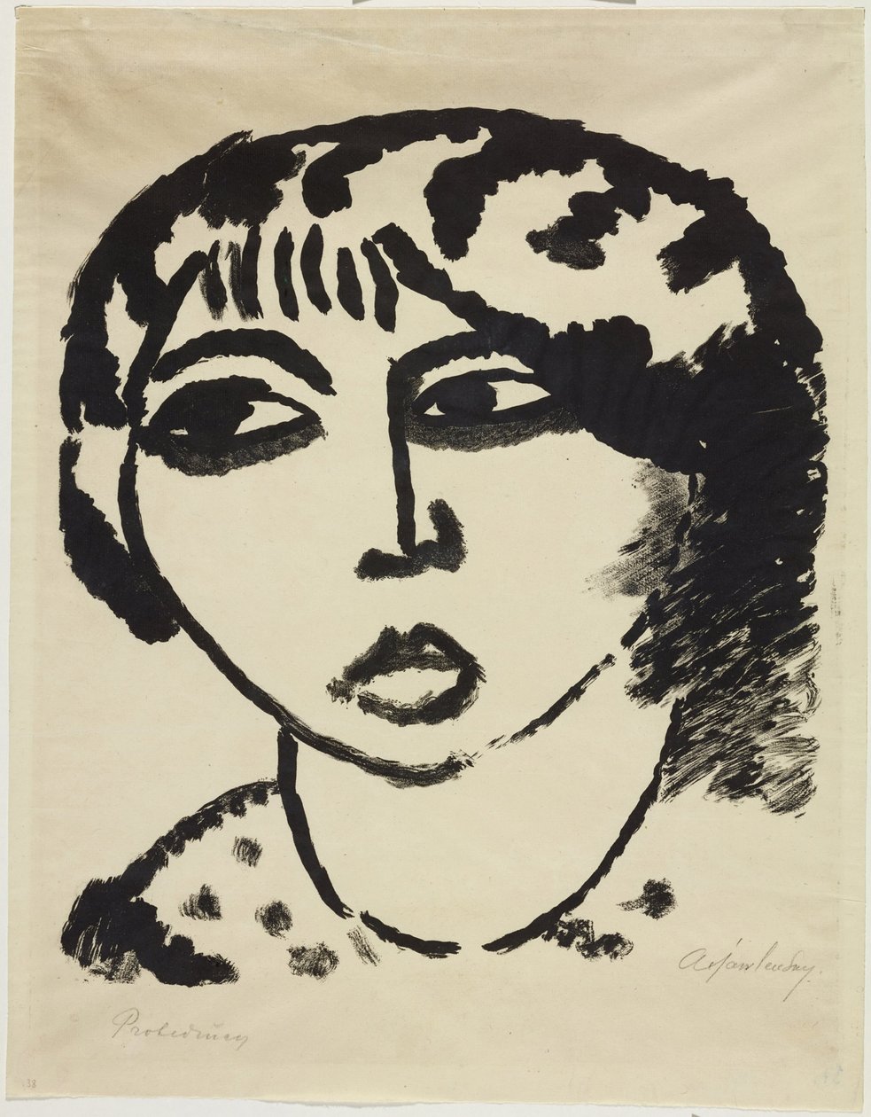 Testa di donna da Alexej von Jawlensky