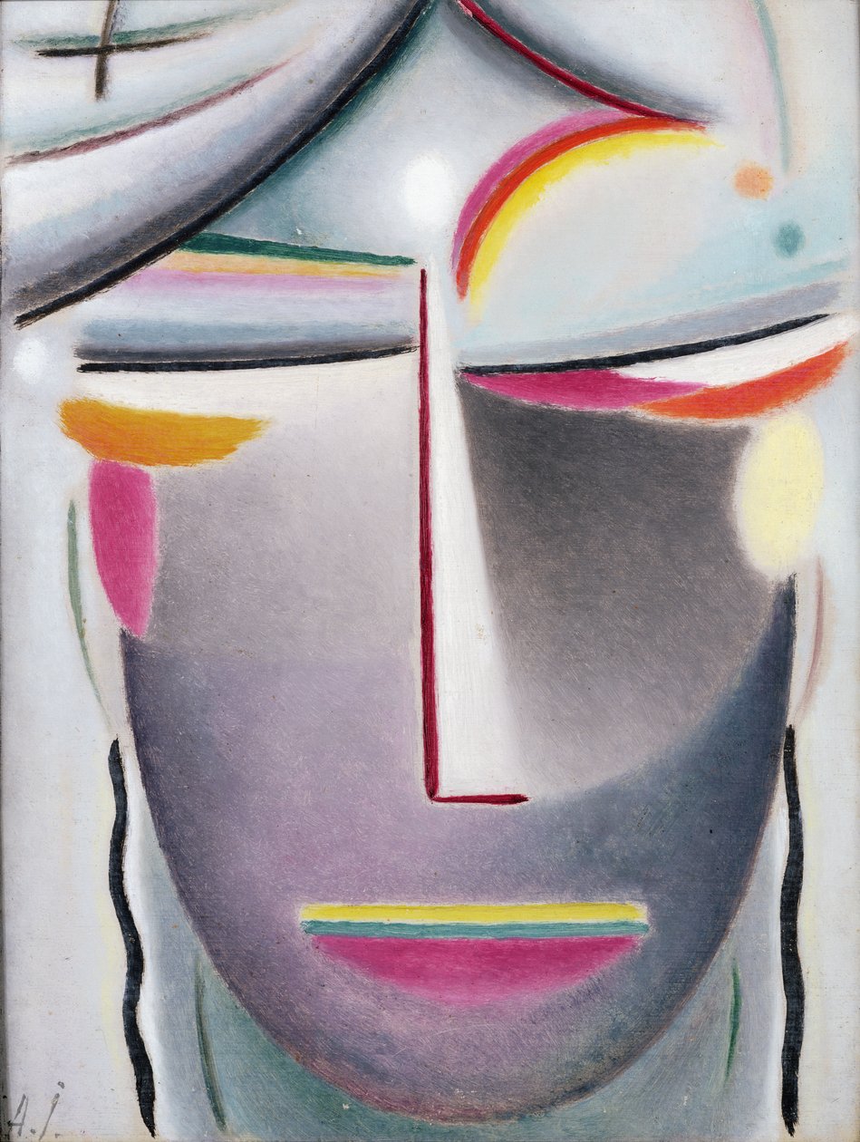 Testa (Buddha scuro), c.1927 da Alexej von Jawlensky