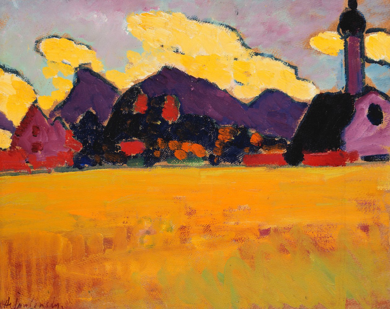 Paesaggio vicino a Murnau, c.1910 da Alexej von Jawlensky