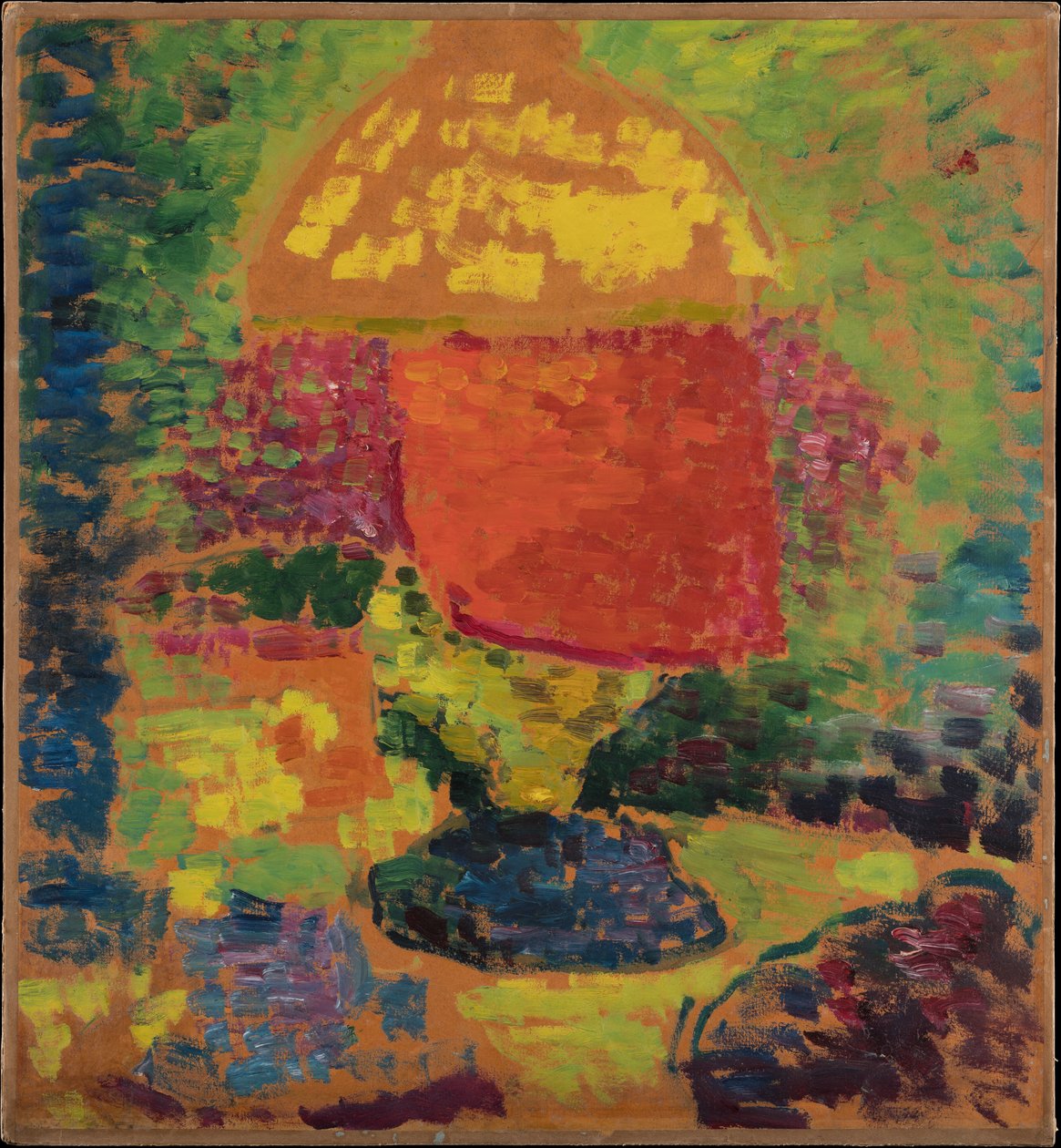 Stillleben mit Petroleumlampe da Alexej von Jawlensky